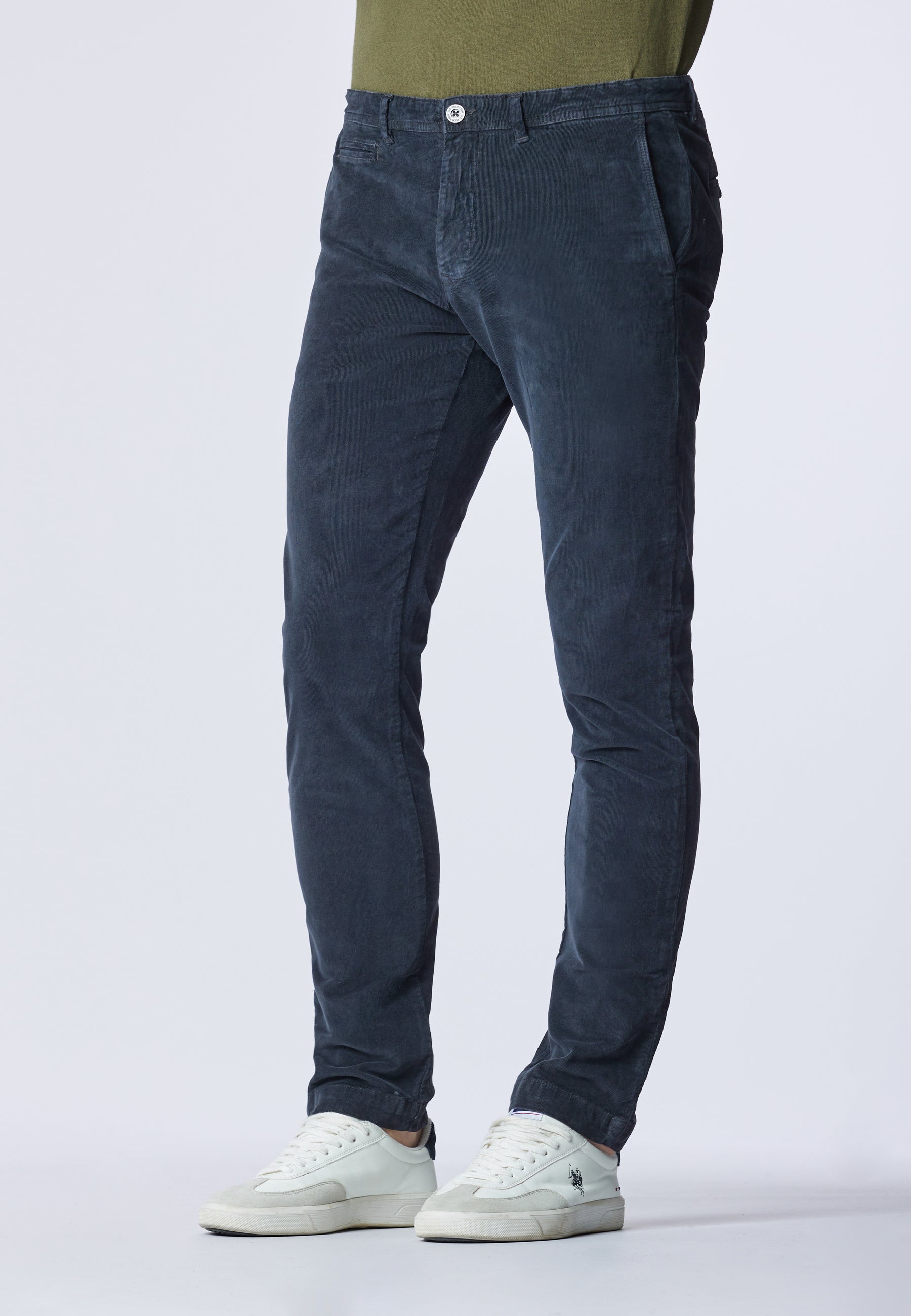 Pantalone chino in velluto