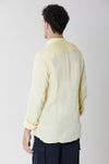Camicia in lino colletto coreana