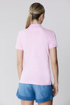 Polo a maniche corte in cotone micropiquet stretch