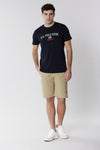 T-shirt a maniche corte in cotone con stampa U.S. Polo Assn.