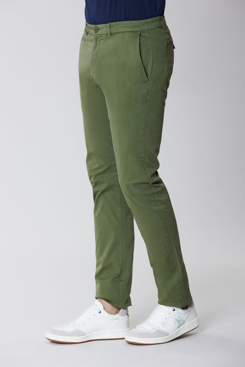 Pantaloni chino in cotone