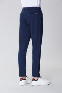 Pantalone chino in cotone interlock