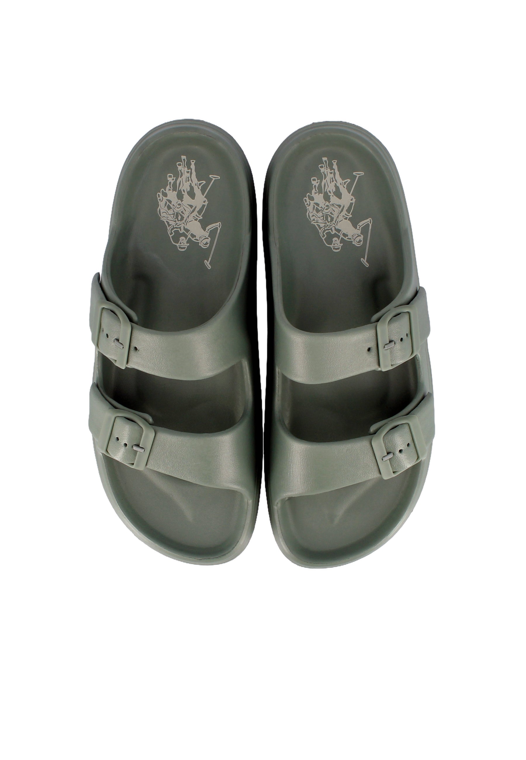 Ciabatta da uomo con doppia fascia regolabile