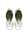 Sneaker da bambino in nylon, poliuretano e suede U.S. Polo Assn.