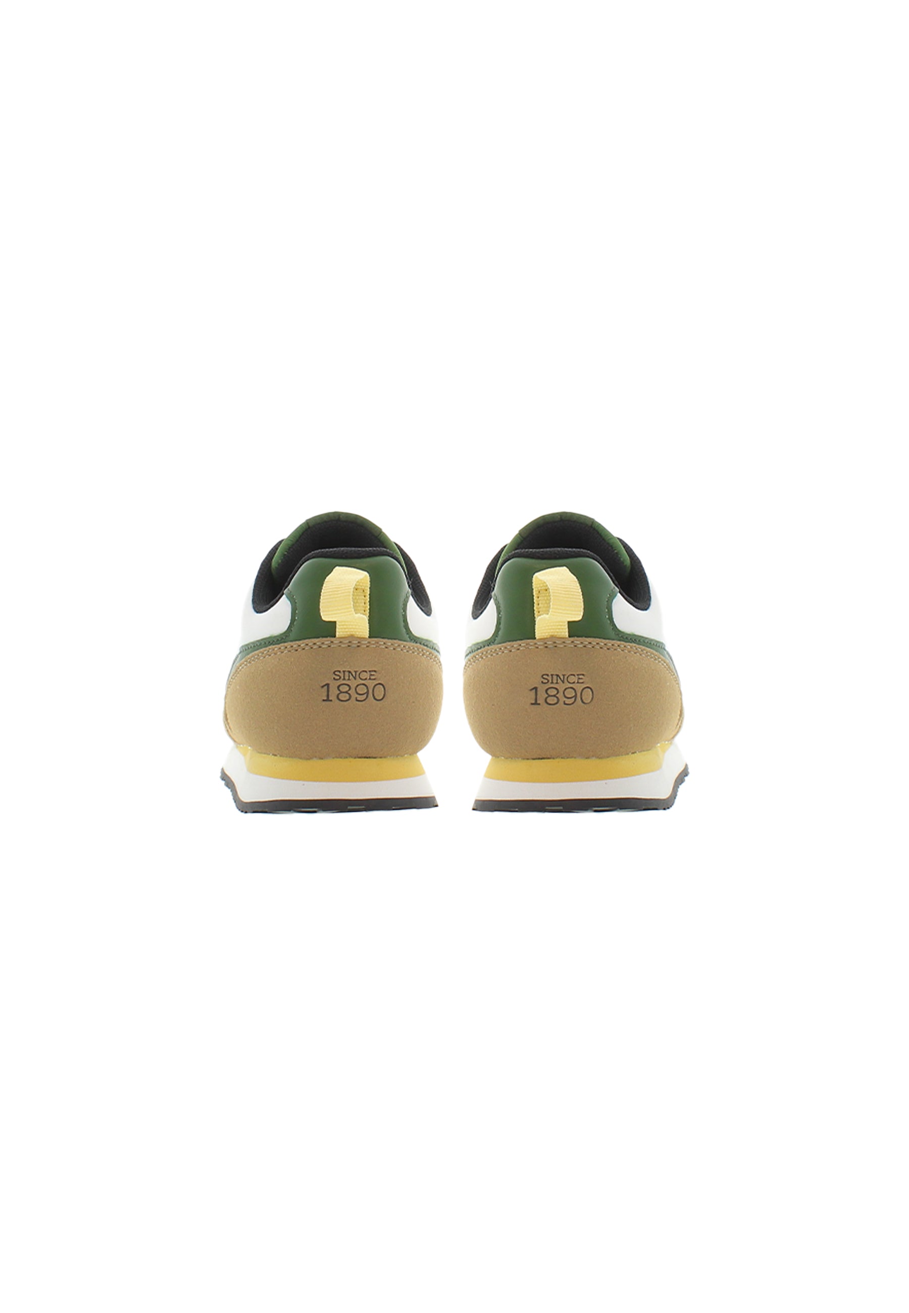 Sneaker da bambino in nylon, poliuretano e suede U.S. Polo Assn.