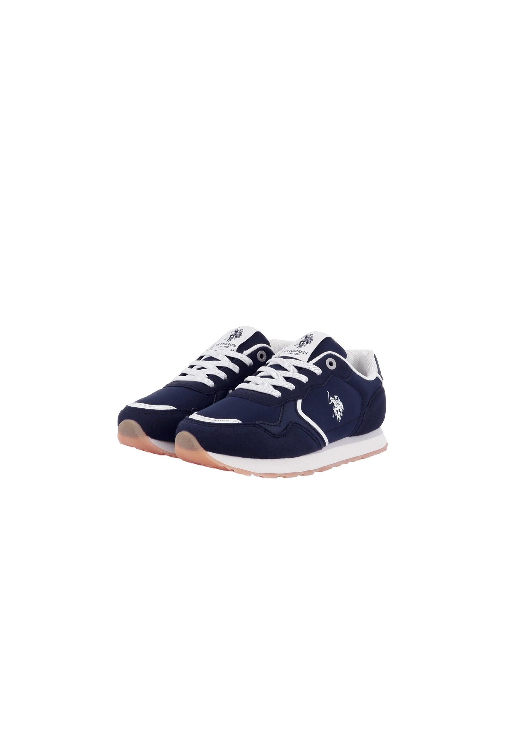 Sneaker Nobik da bambino con pannelli sagomati e dettagli a contrasto