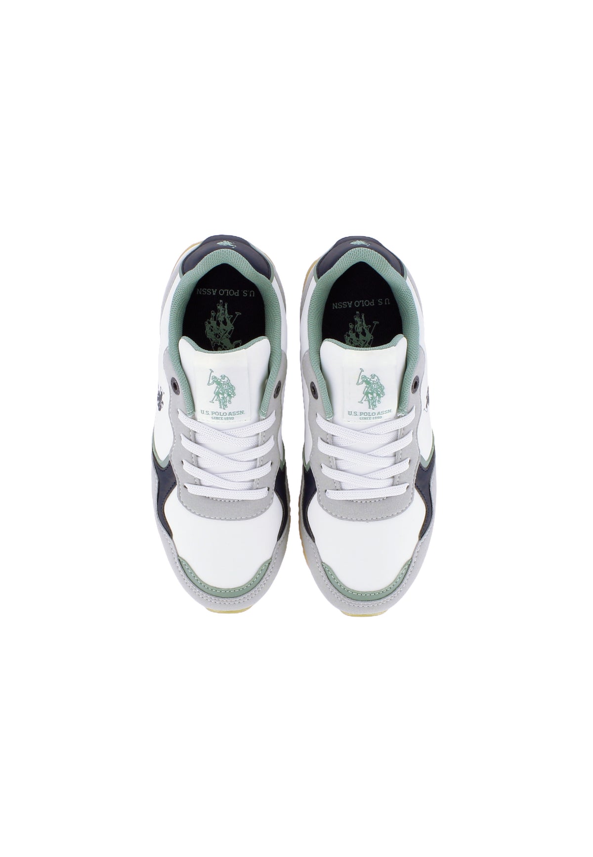 Sneaker Nobik da bambino con pannelli sagomati e dettagli a contrasto