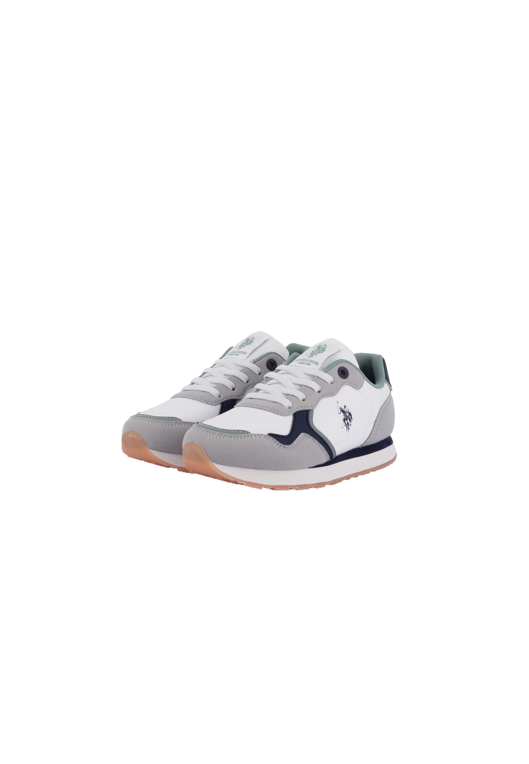Sneaker Nobik da bambino con pannelli sagomati e dettagli a contrasto