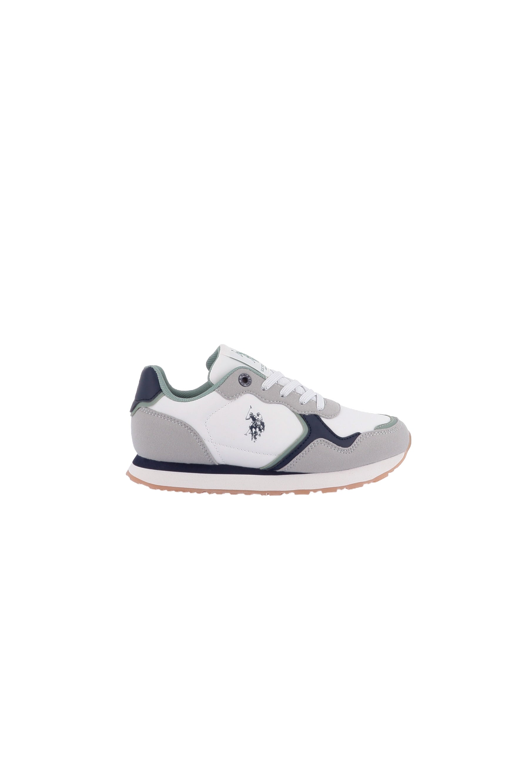 Sneaker Nobik da bambino con pannelli sagomati e dettagli a contrasto