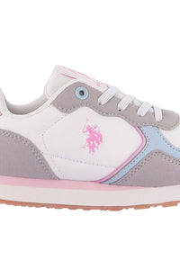 Sneaker Nobik da bambina con pannelli sagomati e dettagli a contrasto