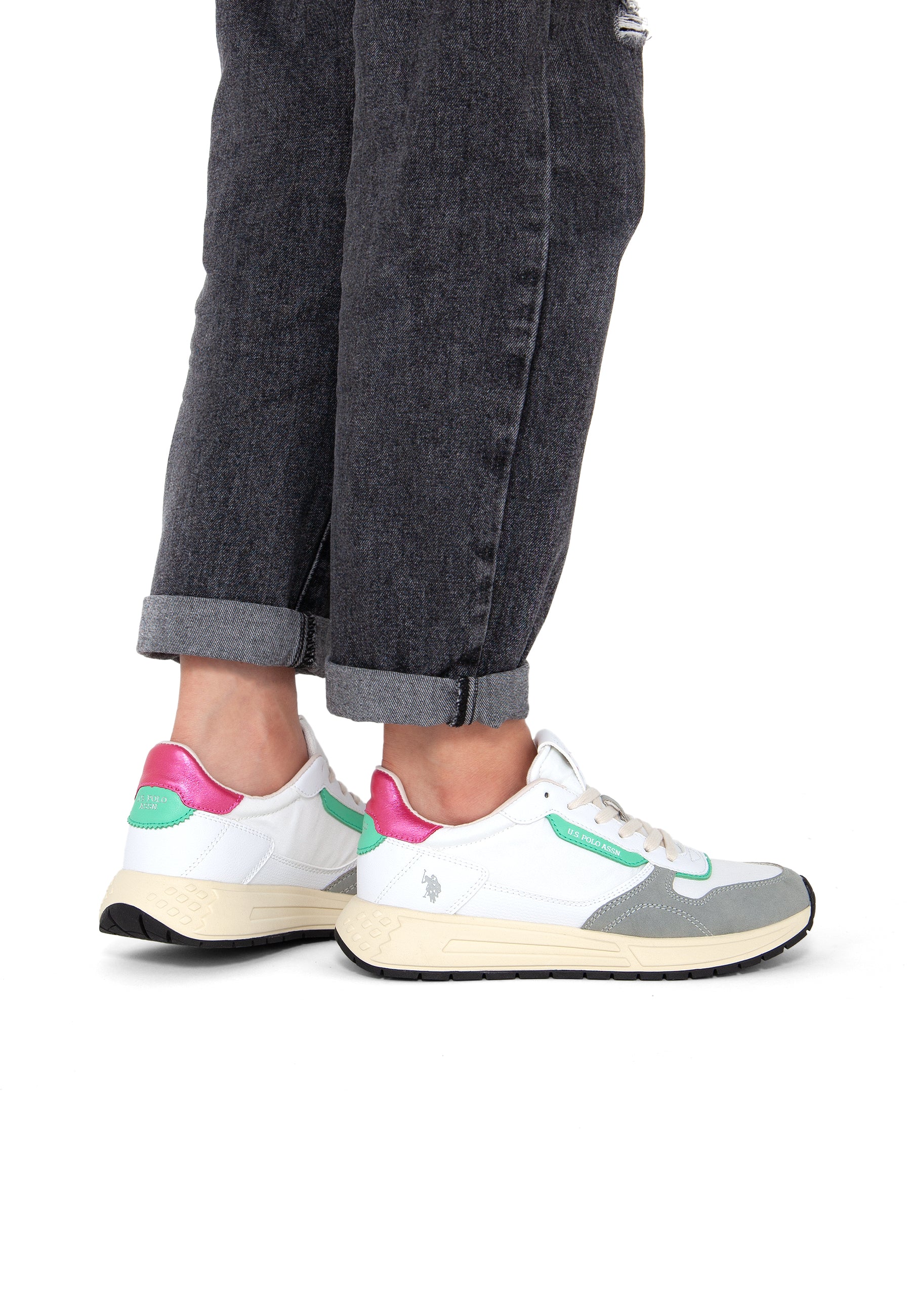 Sneaker Seneka da donna con inserti e suola sagomata