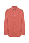 Camicia in cotone overdyed
