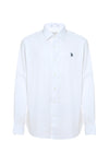 Camicia in cotone stretch popeline slim fit