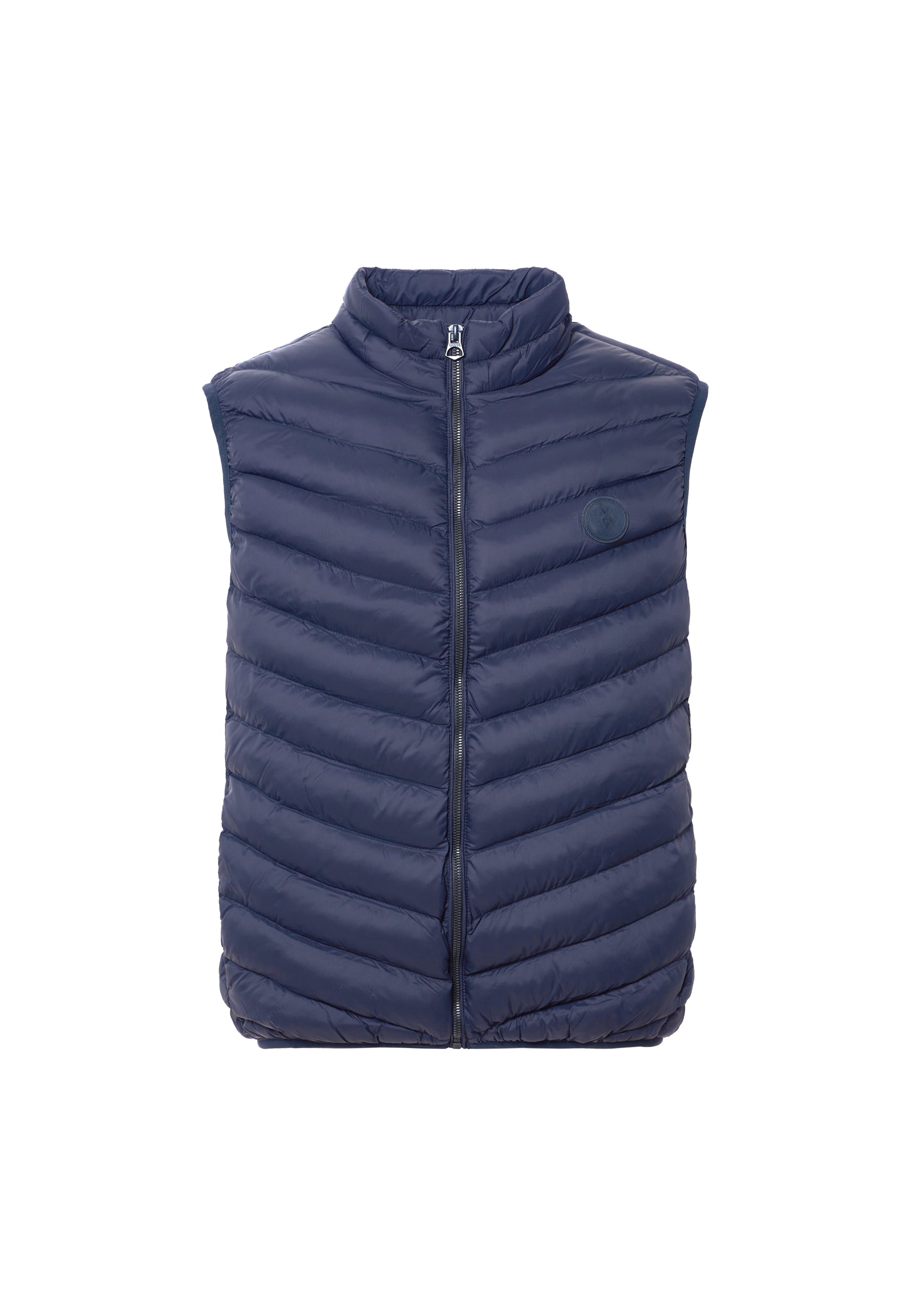 Gilet smanicato con logo