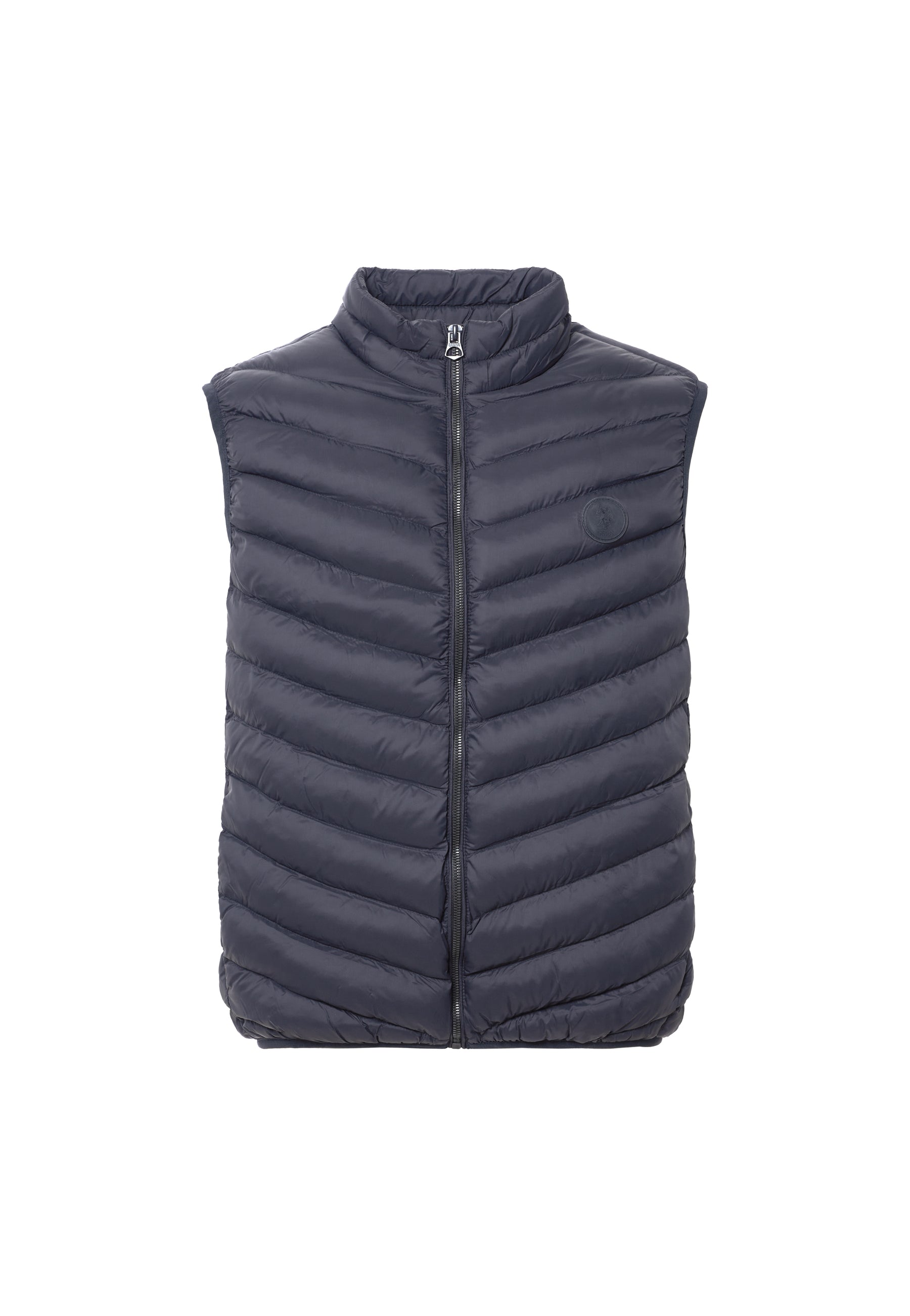 Gilet smanicato con logo