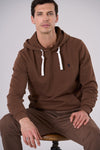 Felpa in cotone con cappuccio