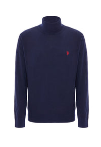 Maglia dolcevita cotone e cashmere