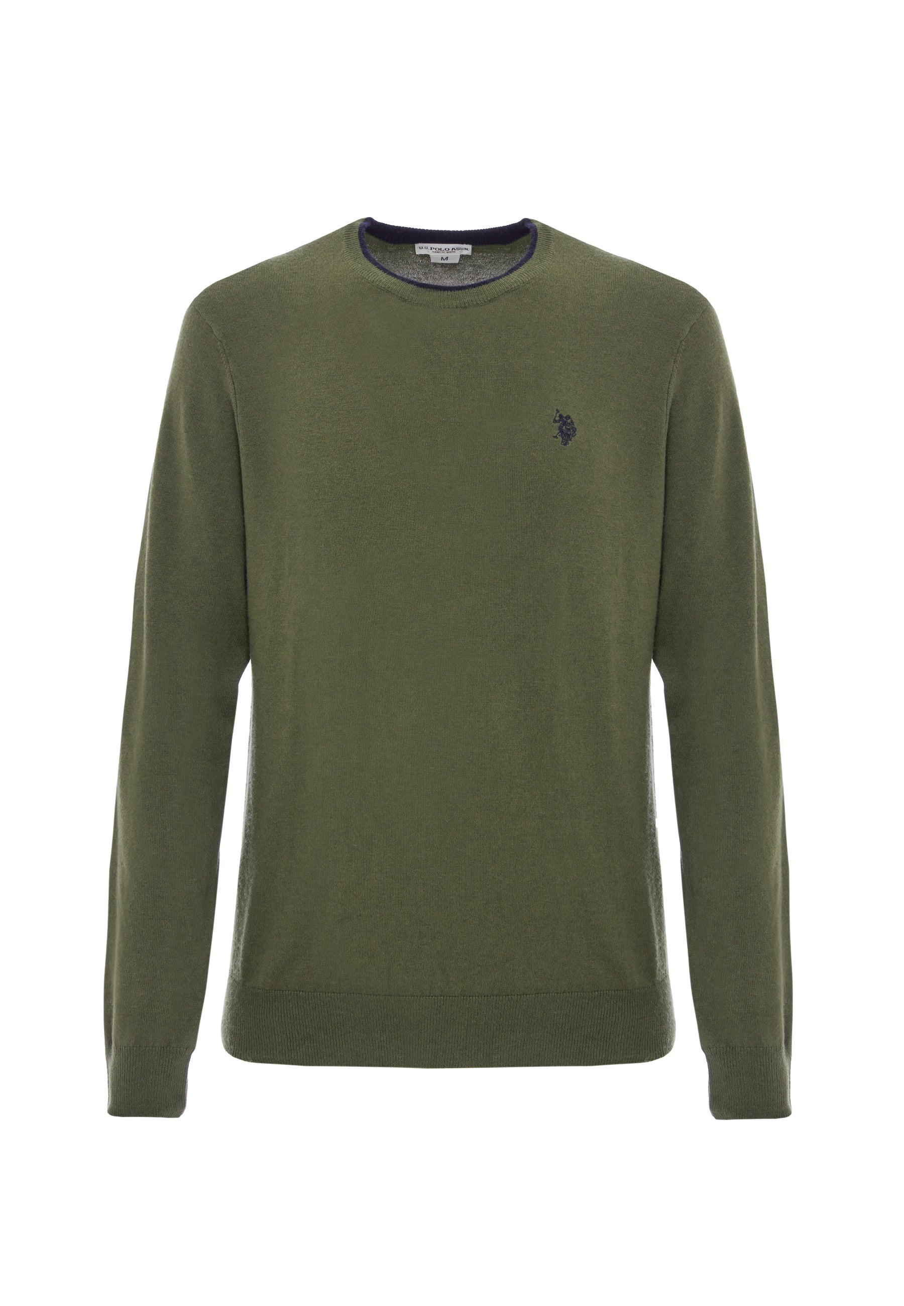 Maglia girocollo  misto lana e viscosa