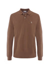 Polo a maniche lunghe cotone piquet