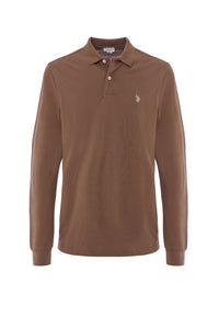 Polo a maniche lunghe cotone piquet