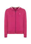 Felpa con cappuccio e chiusura zip