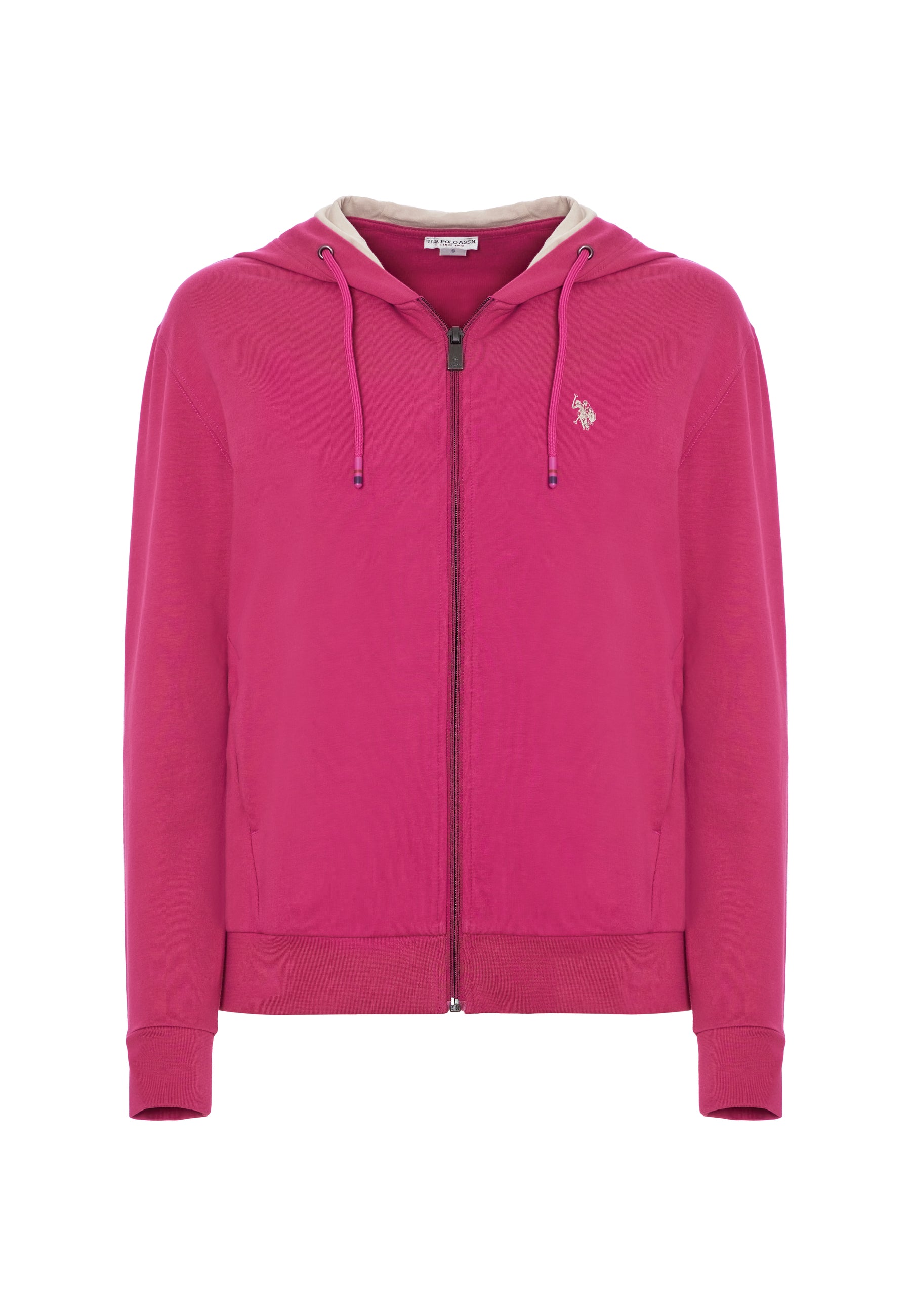 Felpa con cappuccio e chiusura zip