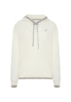 Maglia con cappuccio misto lana merino riciclata