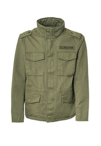 Giacca field da uomo in cotone gabardine