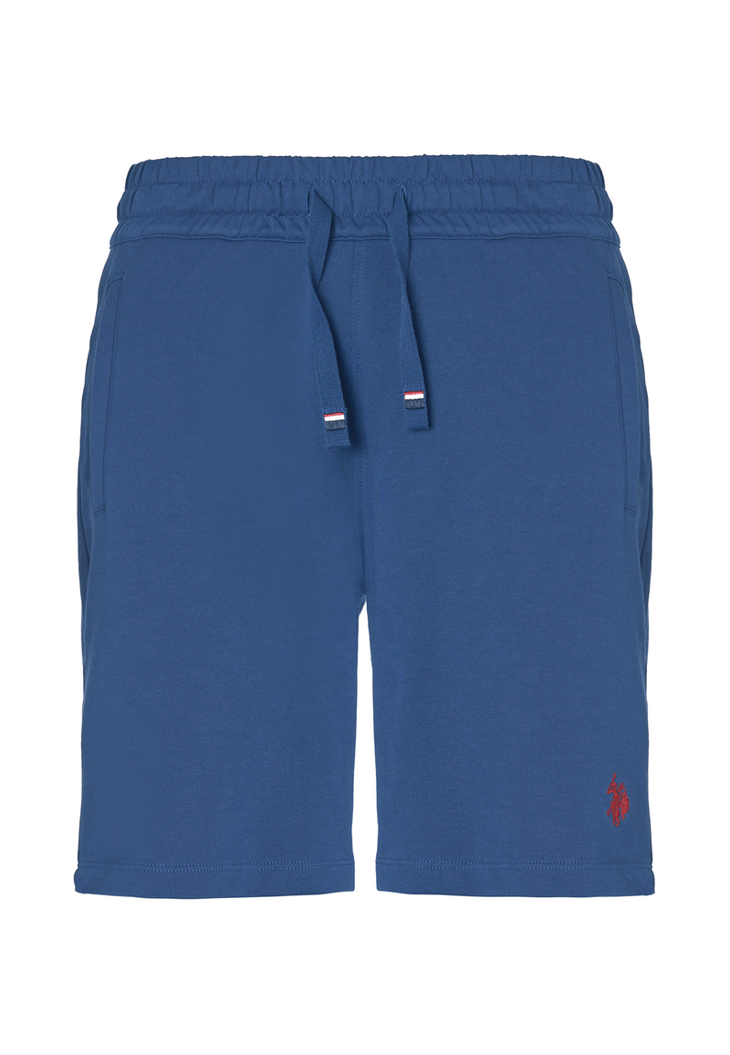 Pantaloni sportivi corti in cotone con logo