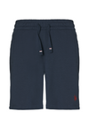Pantaloni sportivi corti in cotone con logo