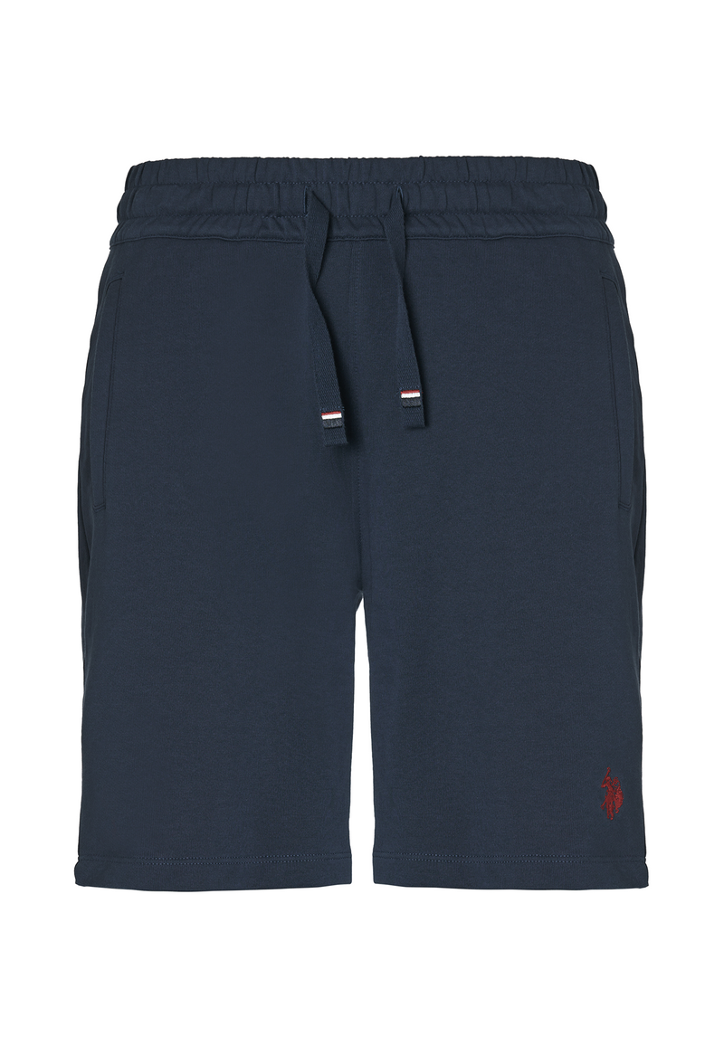 Pantaloni sportivi corti in cotone con logo
