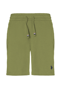 Pantaloni sportivi corti in cotone con logo