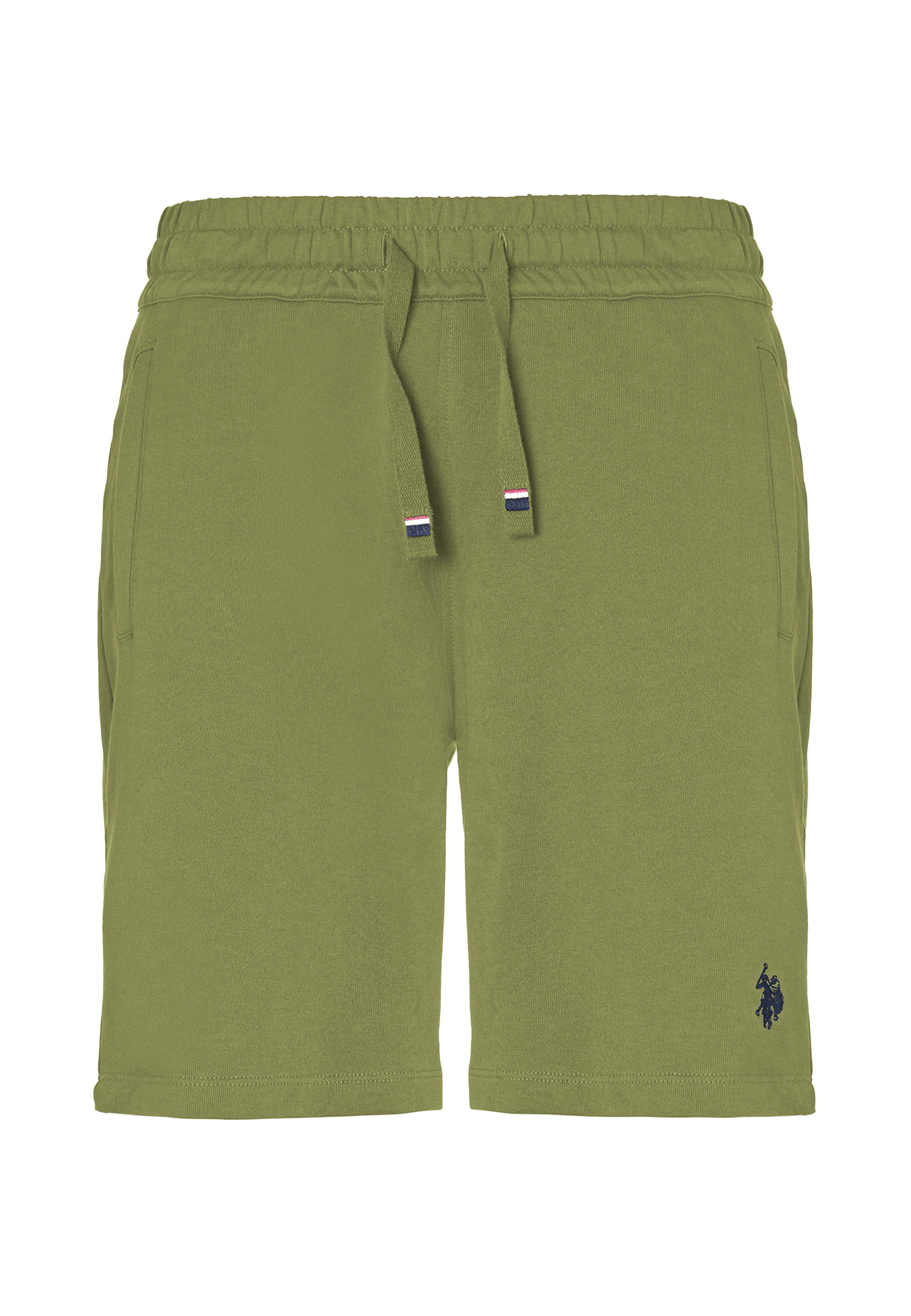 Pantaloni sportivi corti in cotone con logo