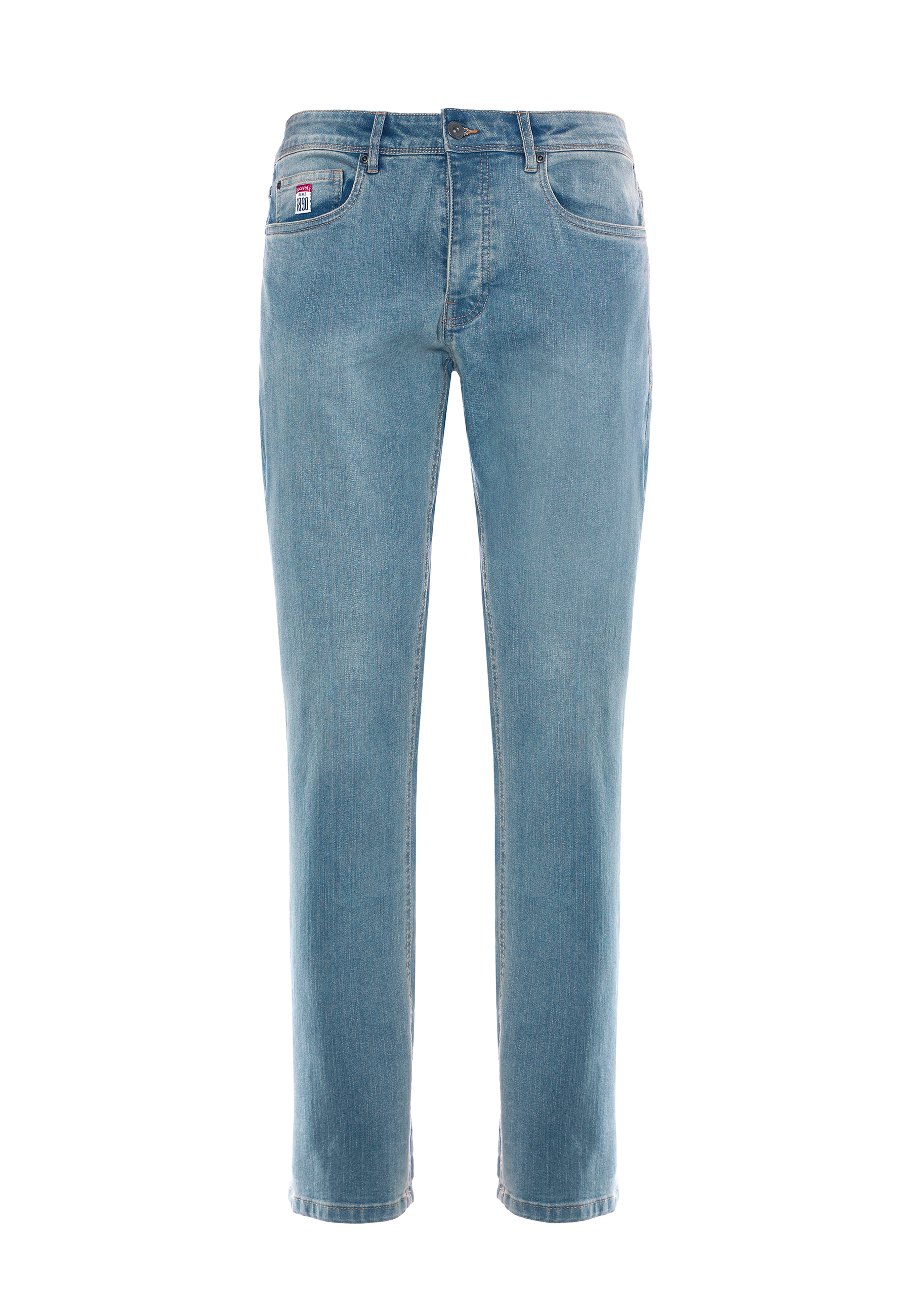 Pantalone denim da uomo cinque tasche regular fit