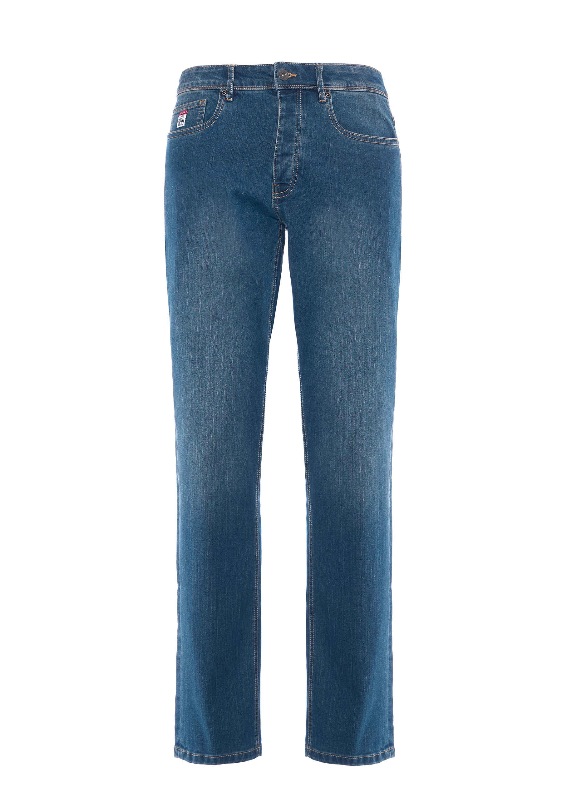 Pantalone denim da uomo cinque tasche regular fit