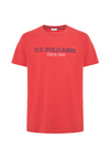 T-shirt a maniche corte in cotone con ricamo U.S. Polo Assn.