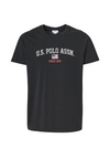 T-shirt a maniche corte in cotone con stampa U.S. Polo Assn.