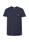 T-shirt a maniche corte in cotone con taschino sul petto