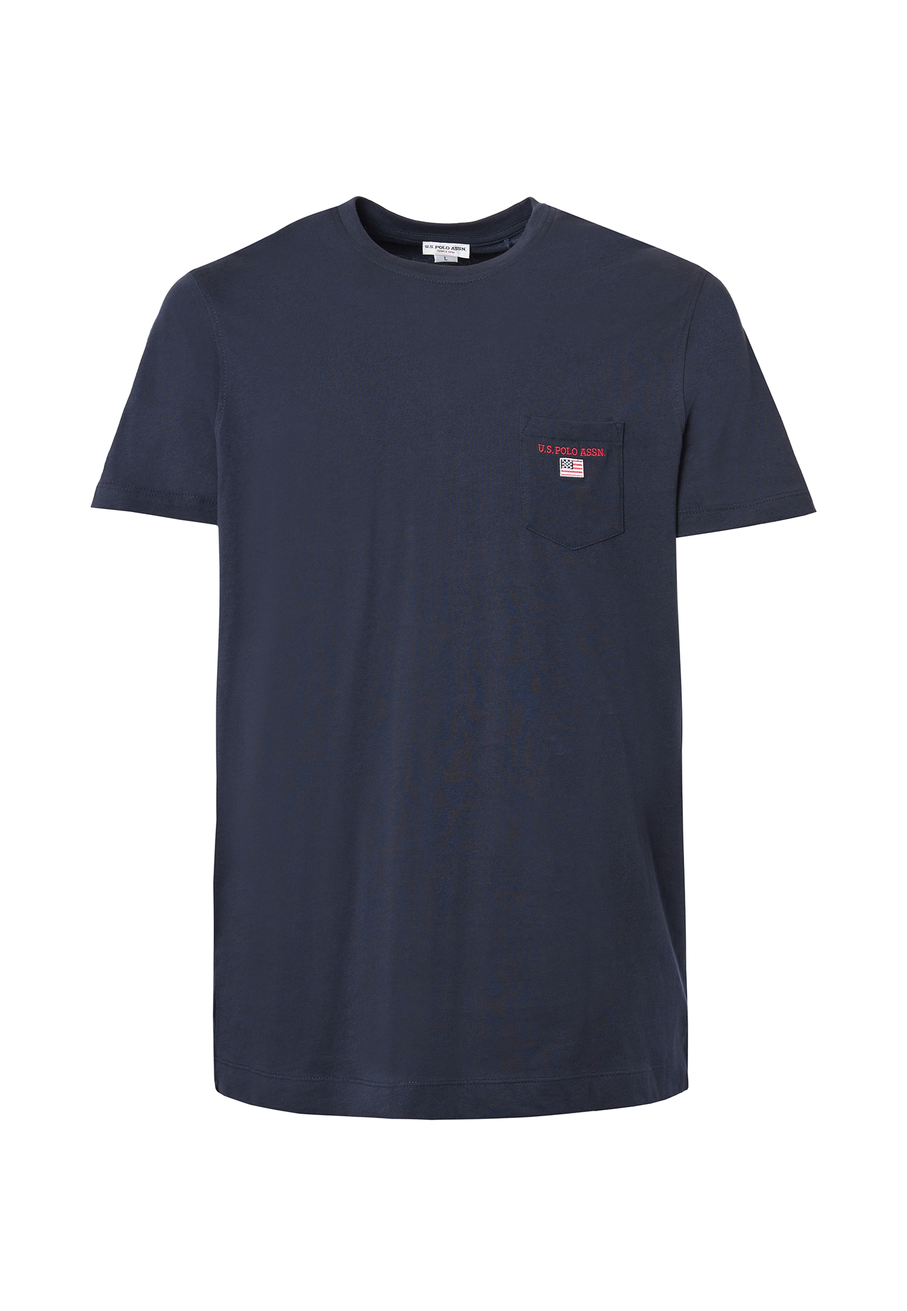 T-shirt a maniche corte in cotone con taschino sul petto