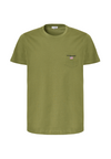 T-shirt a maniche corte in cotone con taschino sul petto