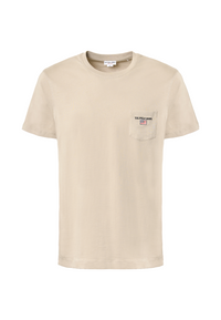 T-shirt a maniche corte in cotone con taschino sul petto