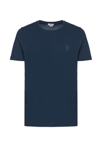 T-shirt in cotone jersey stretch con logo
