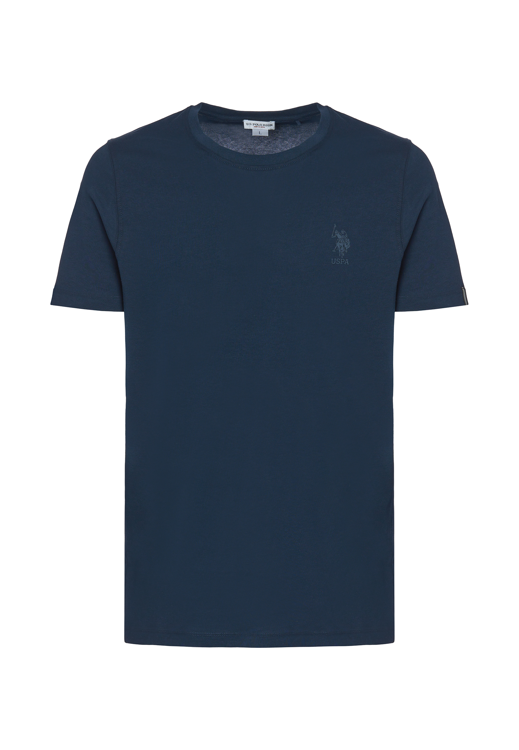 T-shirt in cotone jersey stretch con logo