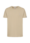 T-shirt a maniche corte in cotone stretch con logo