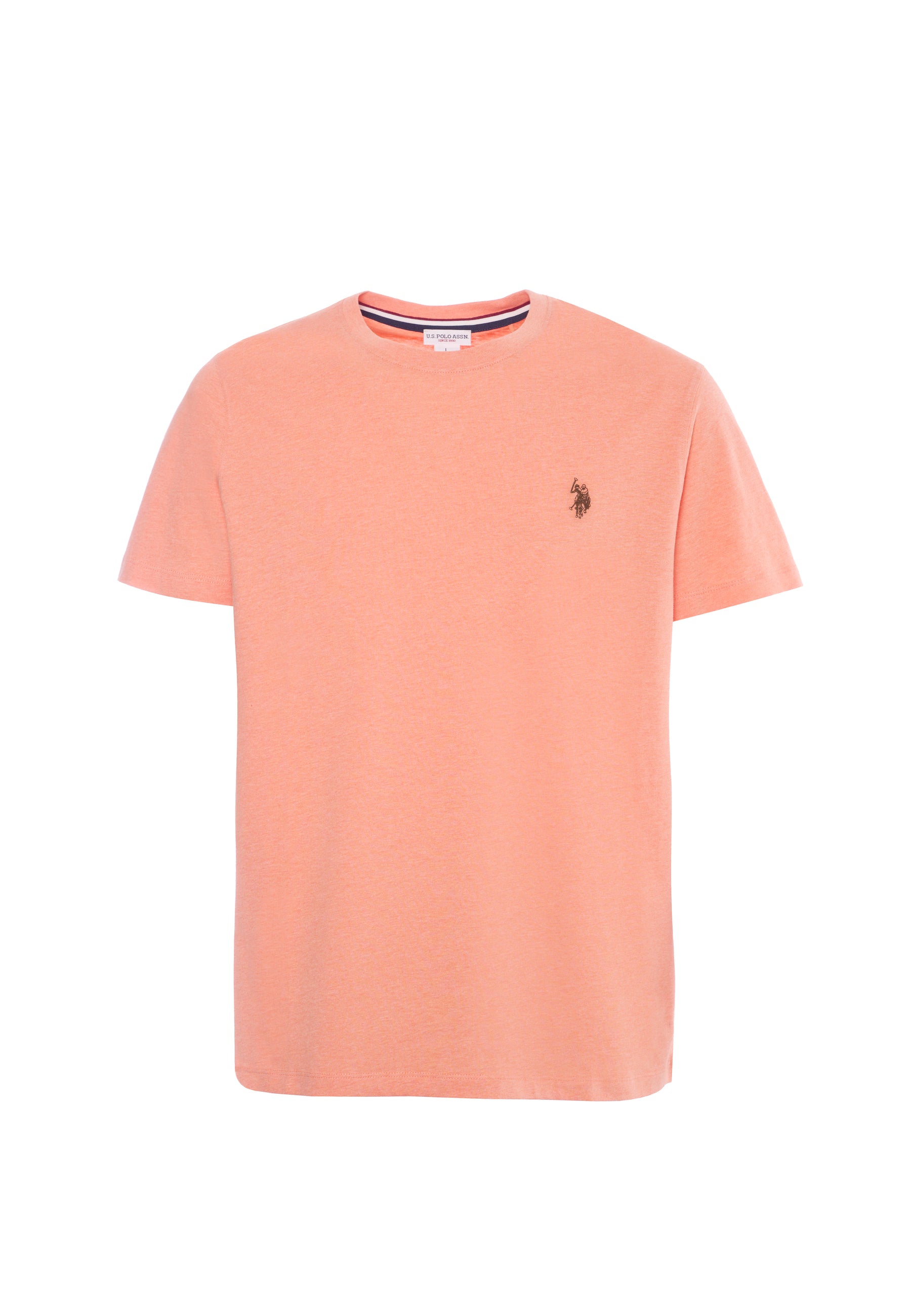 T-shirt a maniche corte in cotone melange premium quality con logo