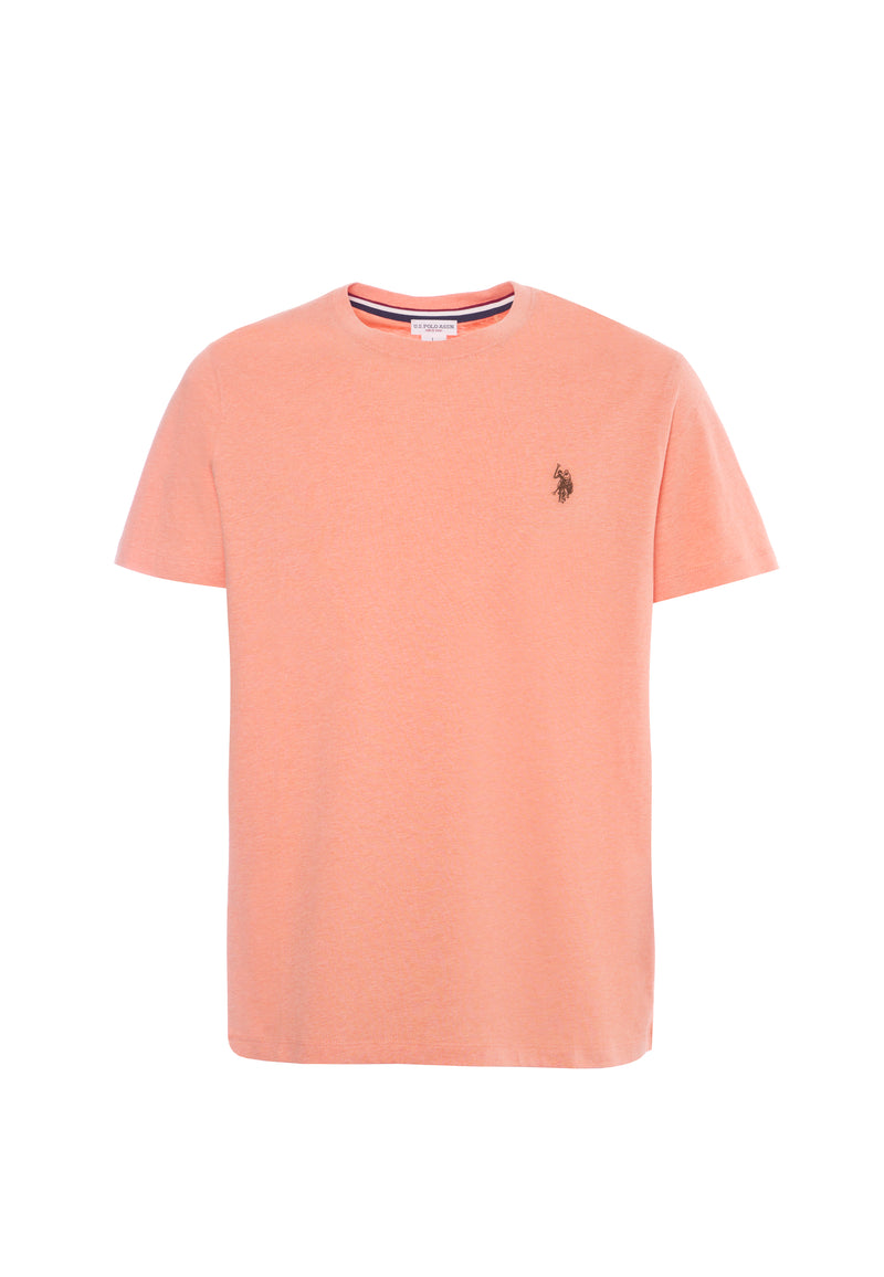 T-shirt a maniche corte in cotone melange premium quality con logo