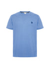 T-shirt a maniche corte in cotone melange premium quality con logo