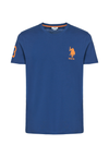 T-shirt a maniche corte in cotone con logo e numero
