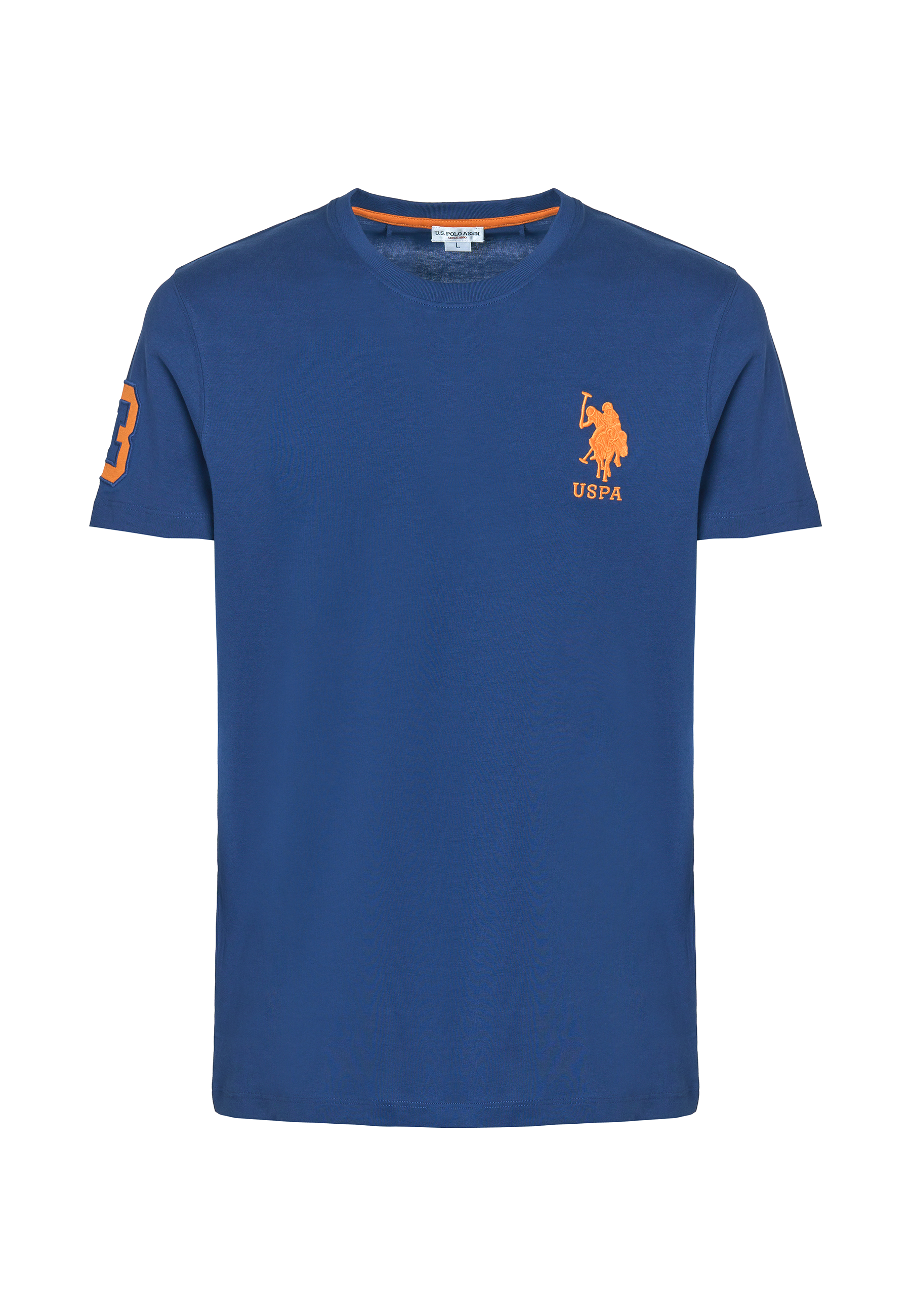 T-shirt a maniche corte in cotone con logo e numero