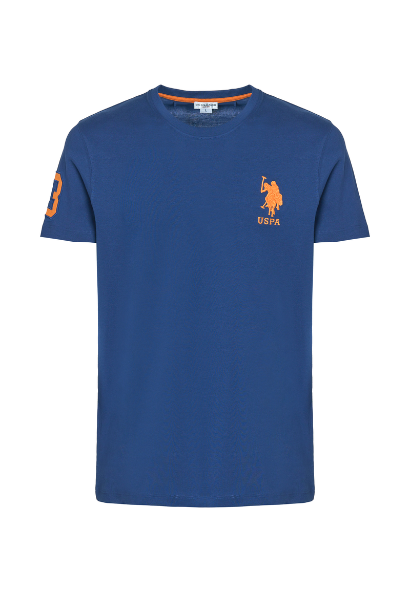 T-shirt a maniche corte in cotone con logo e numero
